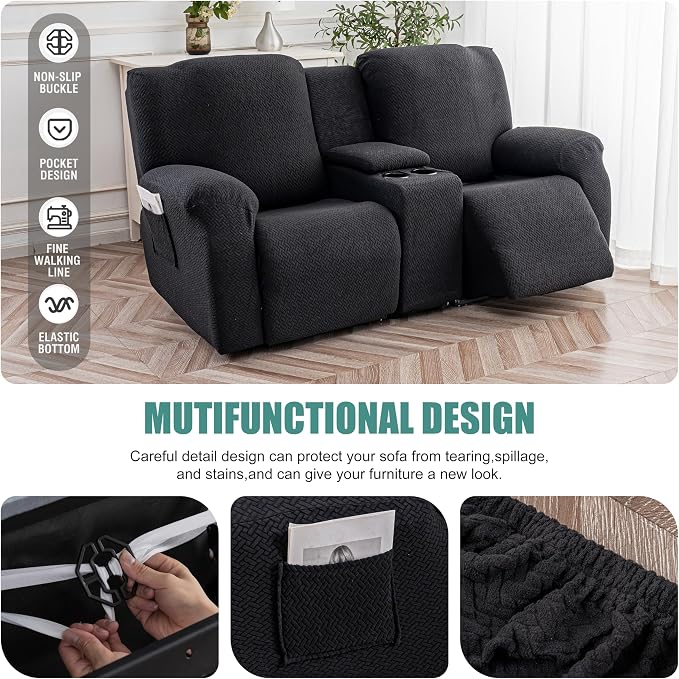 Genina Recliner Loveseat Covers - Image 5