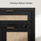 SICOTAS Rattan Sideboard Buffet Cabinet - Image 5