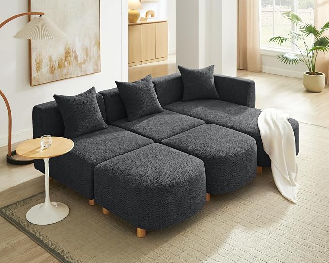 VANOMi 109.84" Modular Sectional Sofa - Image 8