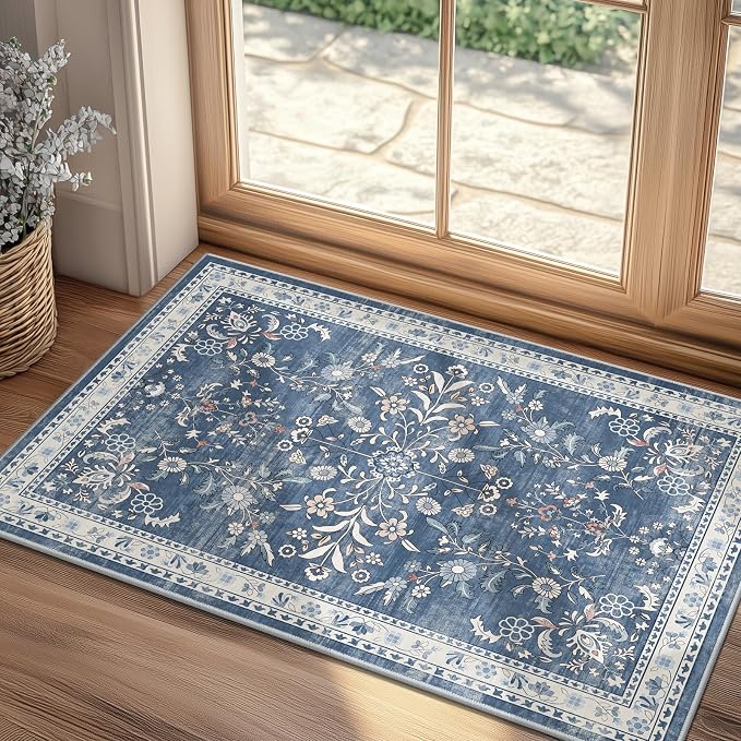 Yamaziot 2x3 Washable Entryway Rug Non Slip Indoor Door Mat, Stain Resistant - Image 3