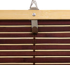 Red Lantern Bamboo Cordless Window Shade - Image 5