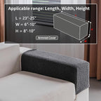 OHSIO Couch Cushion Covers for Sectional Sofa, Stretch Soft Sofa Slipcovers - Image 2