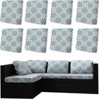 Outdoor Cushion Covers Set, Replacement by SUKAIKEQA