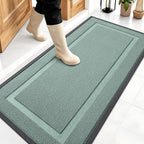 OLANLY Front Door Mat Outside 47x23, All-Season Heavy-Duty Rubber Doormat | by OLANLY
