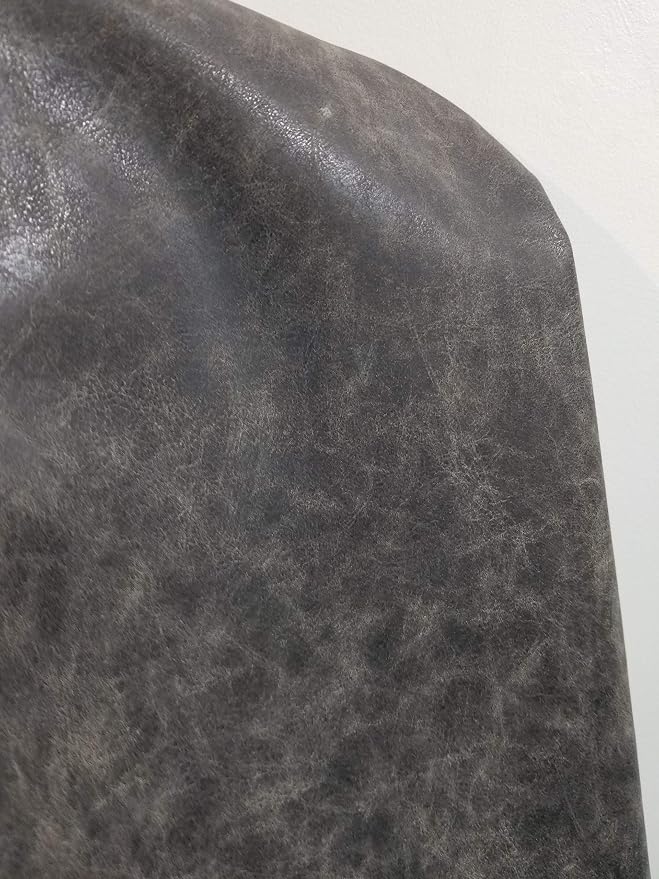 NAT Leathers | Crazy Horse Faux Leather Upholstery Fabric Leather by The Yard - Image 2