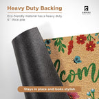 Coir Welcome Mat, 17 x 29 in | 100% Natural Coir, Anti-Shedding, Durable PVC - Image 6