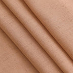 Peach Quartz Linen Curtains 108 Inch Length 2 Panel Set Back Tab Loop Pocket - Image 5