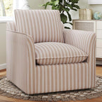 INZOY Swivel Accent Square Chair by INZOY