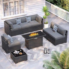 8 Piece Patio Furniture Set by VonzoyHome