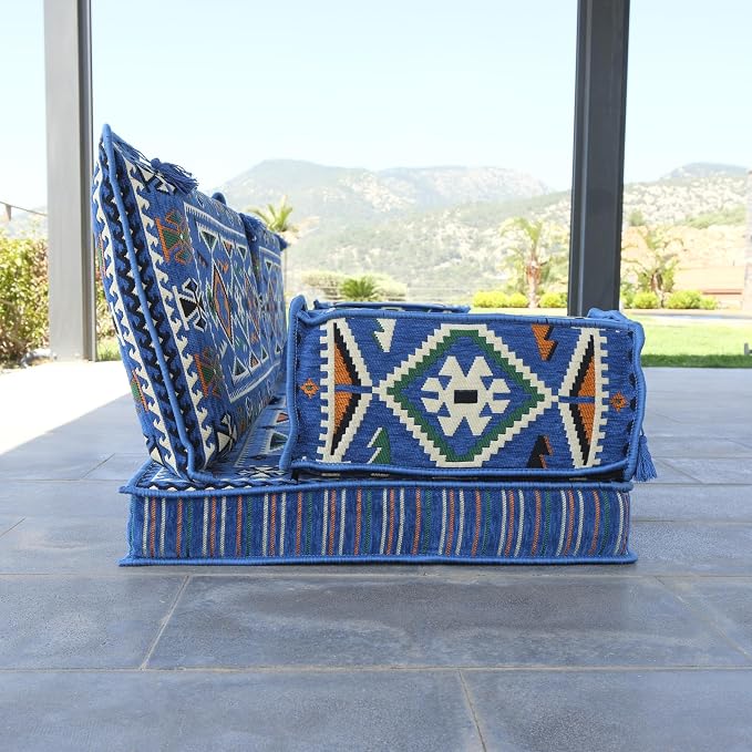 mysticalanatolia Arabic Majlis Sofa – 75x27x4 inch Floor Seating Convertible - Image 4
