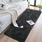 Chicrug Soft Runner Rugs for Bedroom Living Room Plush Fluffy Rug 2x6 | Shag - Image 5