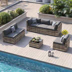 Patio Furniture Sets, 7-Piece Outdoor Patio Furniture - Image 2