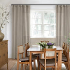Pinch Pleated Linen Curtains 98 Inches Long - Image 7