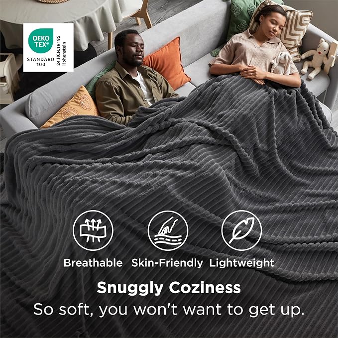 Bedsure Extra Soft Large Fleece Blanket - Image 3