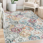 Lahome Moroccan Small Washable Area Rug, 3x5 Rug by Lahome