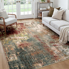 RELEANY Washable Square 7'x7' Area Rug by RELEANY