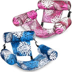 SLOOSH Inflatable Pool Floats Adult, 2 Packs Floating Lounge Chairs, Blow up by Sloosh