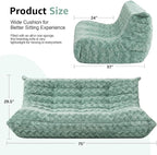 Bean Bag Chairs for Adults Giant Bean Bag Chair Memory Foam BeanBag Chair Bean - Image 2