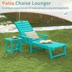 LUE BONA Lounge Chair Outdoor, HDPS Chaise Lounge Outdoor - Image 3