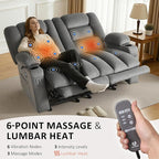 MCombo 55.9" Zero Gravity Power Loveseat Recliner - Image 4
