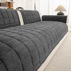 Velvet Couch Covers for Sectional Sofa Washable, Non-Slip L Shaped Sectional - Image 8