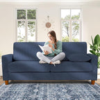 Kidirect 70in U Shaped Couch, Modular Sofa No Tool Assembly, Comfy Sectional - Image 2