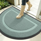 OLANLY Half Circle Front Door Mat Outside 35x23 All-Season Rubber Doormat | by OLANLY