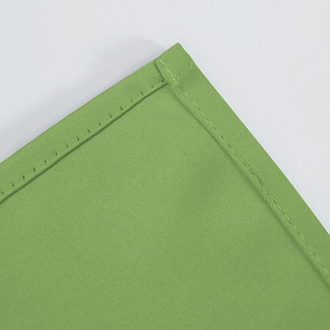 Blackout Curtains 52 x 63 inch/Light Green Curtains Set of 2 Panels/Thermal - Image 8
