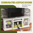 WLIVE Farmhouse TV Stand for 75 inch TV, Entertainment Center - Image 5
