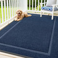 OLANLY Front Door Mat Outside 71x47, All-Season Heavy-Duty Rubber Doormat | Blue by OLANLY
