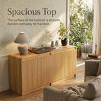 FURSUN 61" Modern Fluted Sideboard - Image 4