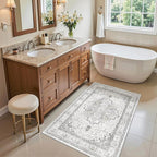 Madane Washable Area Rug 2x3 Small Entryway Rugs Non-Slip, Low Pile Floor Carpet - Image 4