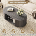 Coffee Table and TV Stand Set of 2, 76.4'' Modern TV Console，Entertainment - Image 8