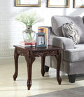 Roundhill Furniture Traditional Ornate Detailing Wood End Table, Dark Cherry by RoundhillFurniture