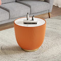 SSLine Bowl-Shape Small Coffee Table Modern Sintered Stone Top Coffee Table in by SSLine