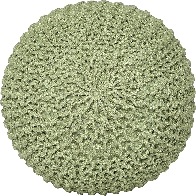 REDEARTH · Round Pouf Foot Stool Ottoman - Image 6