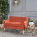 GDFStudio Mid Century Modern Fabric Loveseat - Image 3