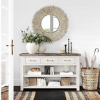 Jofran Madison County Pine Farmhouse Console Table 50", Sofa Table - Image 2