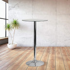 Flash Furniture Kenneth Commercial 23.5" Round Tempered Glass Table - Image 2