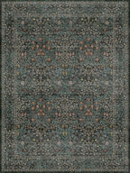 Washable Dark Green Rug for Living Room - Image 3