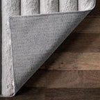 nuLOOM SuperiorWash Collection Kai Silver, Fluffy and Cozy, High Traffic - Image 3