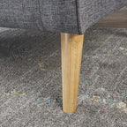 GDFStudio Mid Century Modern Fabric Loveseat - Image 7