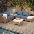 8Pcs Outdoor Cushion Covers, Elastic Patio Cushion Covers | Washable, - Image 5