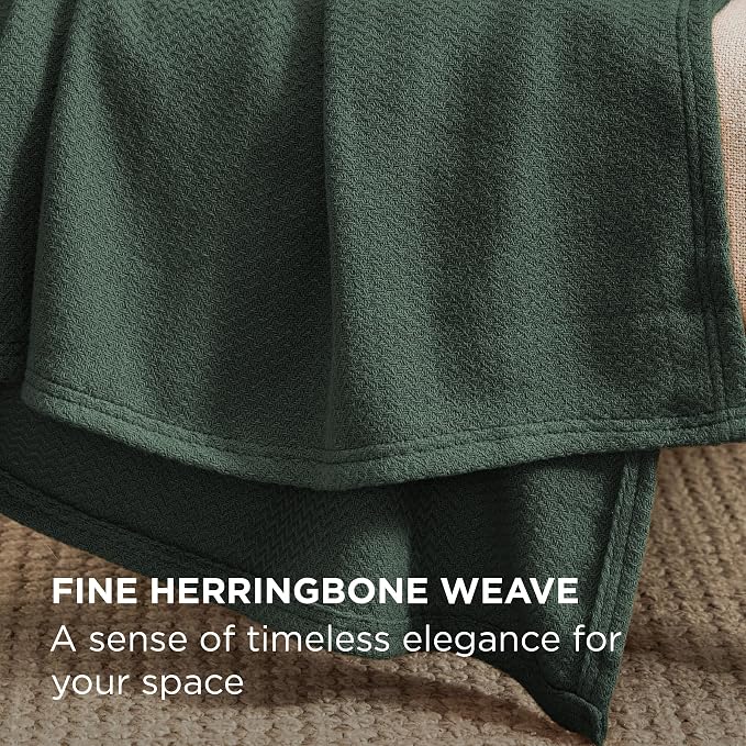 Bedsure 100% Cotton Large Blanket Oversized King - Image 3