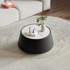 26.77" Marble Coffee Table, Modern Cup Shaped Coffee Table - Image 4