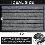 Ubdyo Extra Durable Door Mat Outside Entrance | Dirt Trapping, Non-Slip Backing - Image 2