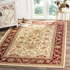 SAFAVIEH Lyndhurst Area Rug 6x8, Traditional Ivory & Red LNH212K by Unknown