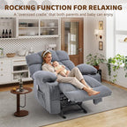 Massage Rocking Recliner Chair, Ergonomic Recliners Sofa - Image 9