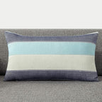 AmHoo Pack of 2 Farmhouse Stripe Check Throw Pillow Covers Set Case Cotton - Image 2