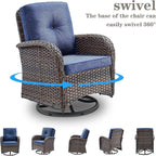 Belord 6 Piece Patio Conversation Sets - Image 4